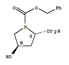 Cbz-L-羟脯氨酸 1,2-Pyrrolidinedicarboxylicacid, 4-hydroxy-, 1-(phenylmethyl) ester, (2S,4R)- 13504-85-3 化学产品搜索,查询